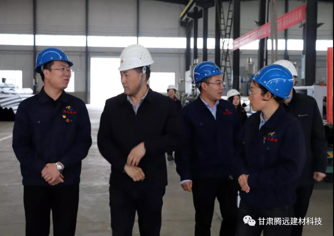 甘肅省工信廳領(lǐng)導(dǎo)蒞臨我公司調(diào)研 甘肅省工信廳領(lǐng)導(dǎo)蒞臨我公司調(diào)研